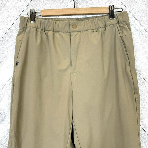 Figs Scrubs Scrub Pants Trouser Bonsai Mens Size Medium Khaki Tan Nylon Stretch - Picture 2 of 6